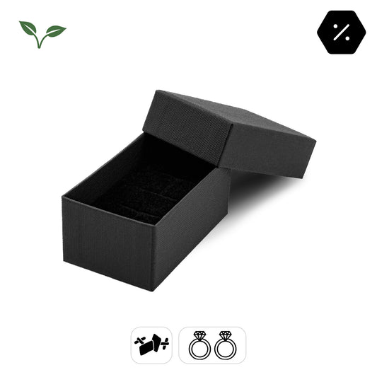 Seattle | Affordable Eco-Friendly Cufflink / Double Ring Box (Pack of 20)