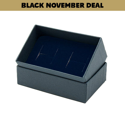 Seattle | Affordable Eco-Friendly Cufflink / Double Ring Box (Pack of 20)