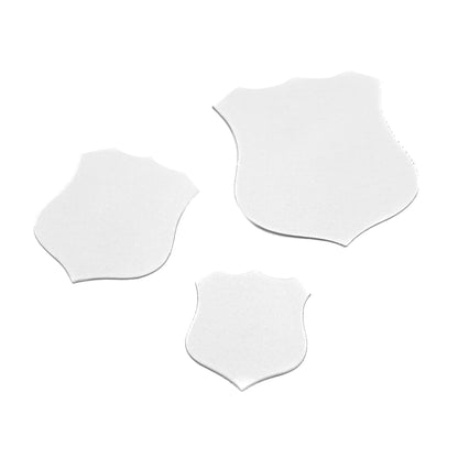 Shaped Writing Blanks | Durable Matt White Ticket Cards | Jewellers' Essentials (Pack of 100)