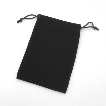 Black Velveteen Square Pouches | Durable and Elegant (Pack of 10)