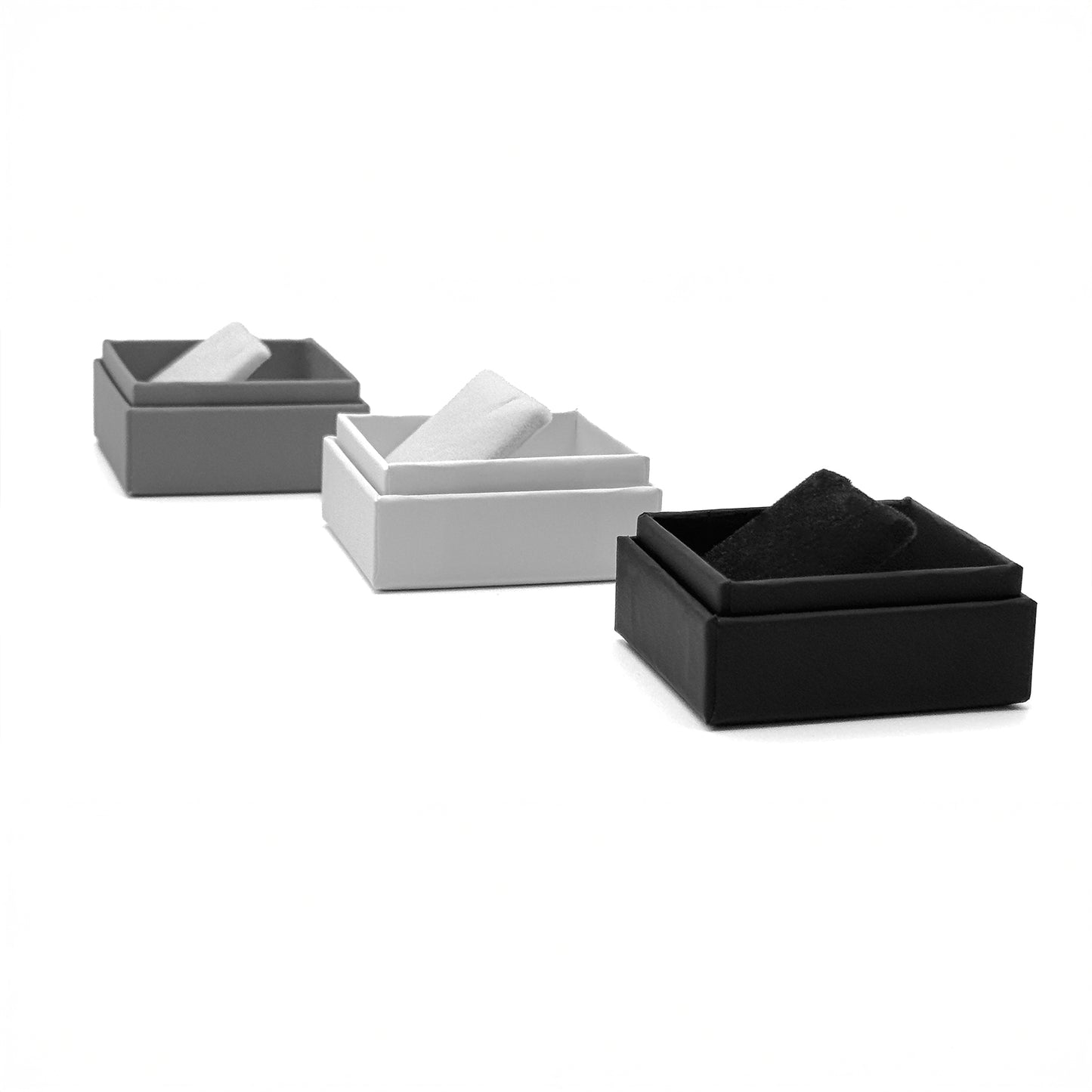 Prague | Laminated Soft-Touch Card Earring Box / Velveteen Interior (Pack of 10)
