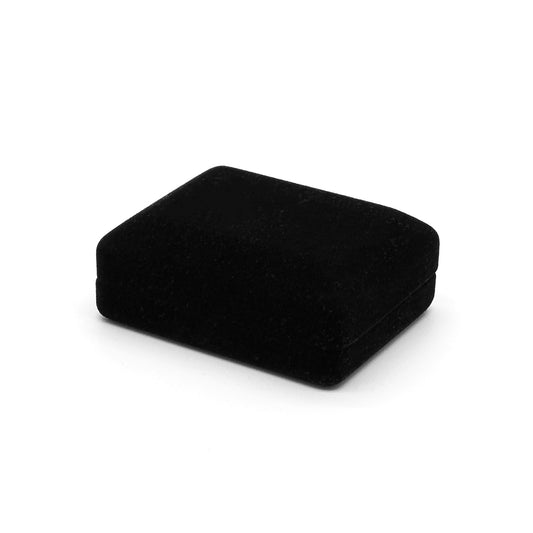 Taboo | Black Retro Velour Cufflink Case (Pack of 12)