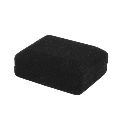 Taboo | Black Retro Velour Cases for Cufflinks & Double Rings (Pack of 12)