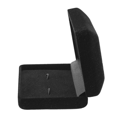 Taboo | Black Retro Velour Cases for Cufflinks & Double Rings (Pack of 12)
