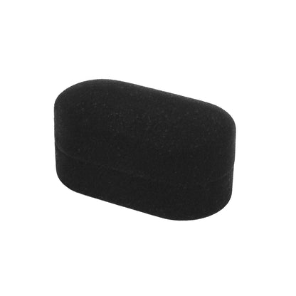 Taboo | Black Retro Velour Cases for Cufflinks & Double Rings (Pack of 12)