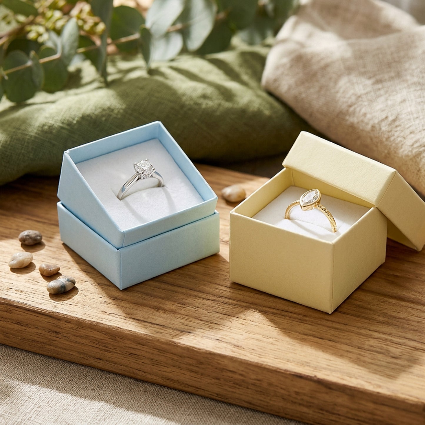 Tokyo Pastel | Colourful Eco-Friendly Ring Boxes (Pack of 10)