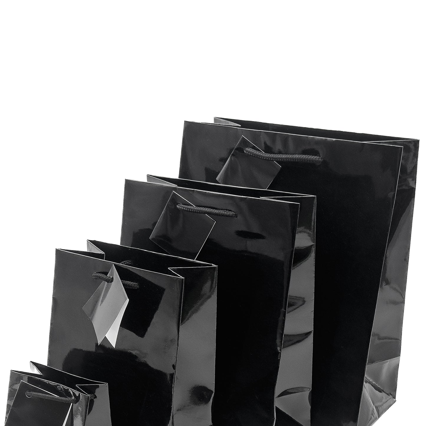 Gloss Tote Bags | Affordable Gloss String Handle Bags for Jewellery & Gifts (Pack of 10)