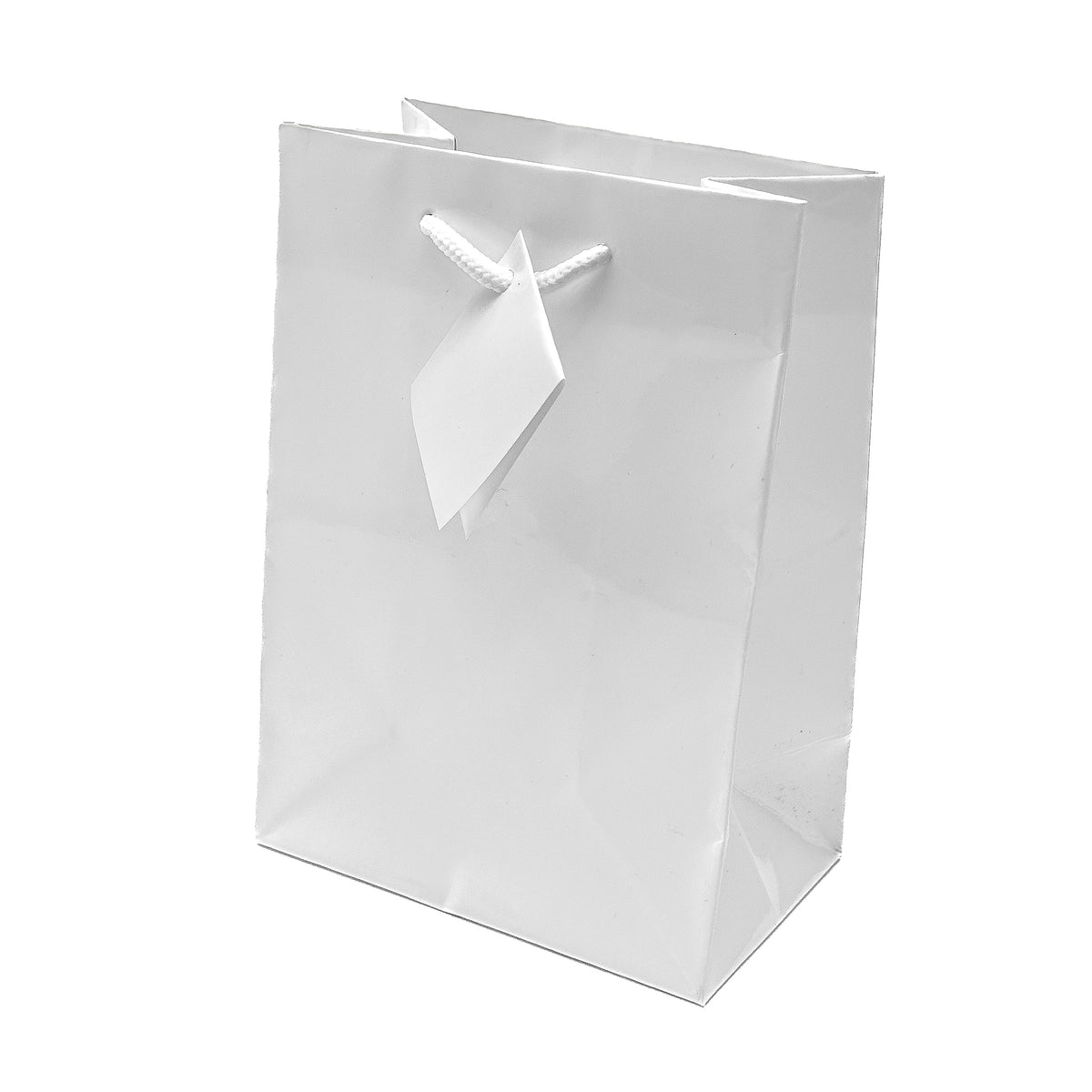 Gloss Tote Bags | Affordable Gloss String Handle Bags for Jewellery & Gifts | PEFC-Certified (Pack of 10)