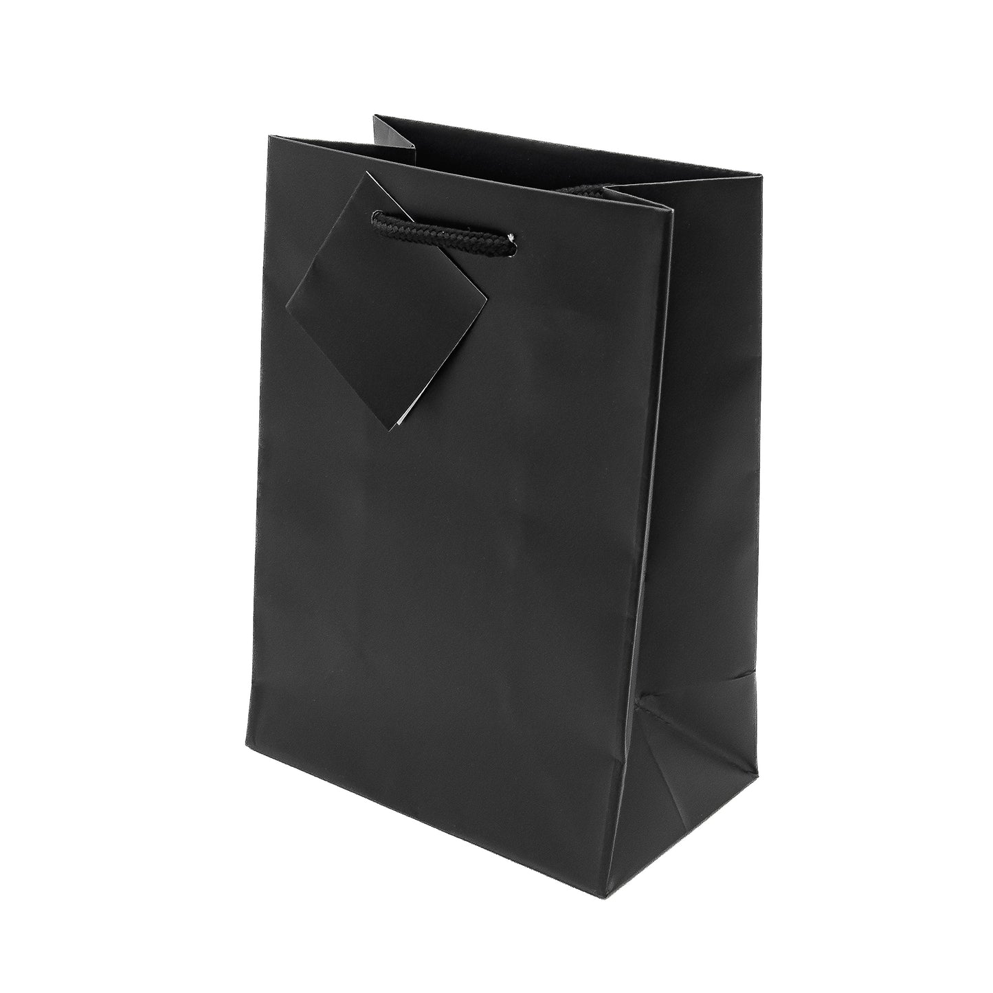 Matt Tote Bags | Affordable Matt Black String Handle Bags for Jewellery & Gifts (Pack of 10)