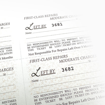 Triplicate Repair Book | 500 Self-Triplicating Tickets | Jewellers' Essentials