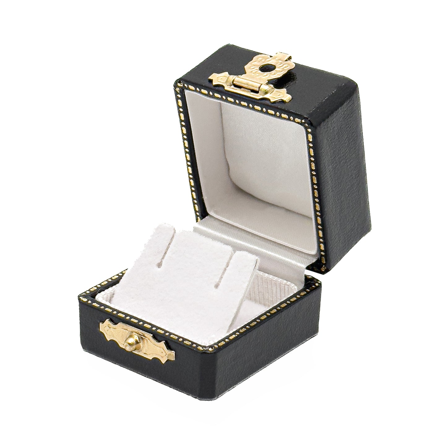 Venice Antique | Vintage Stud Earring Case with Gold Clasp (Pack of 6)