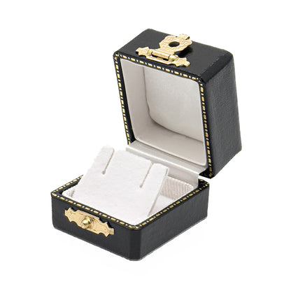 Venice Antique | Vintage Stud Earring Case with Gold Clasp (Pack of 6)