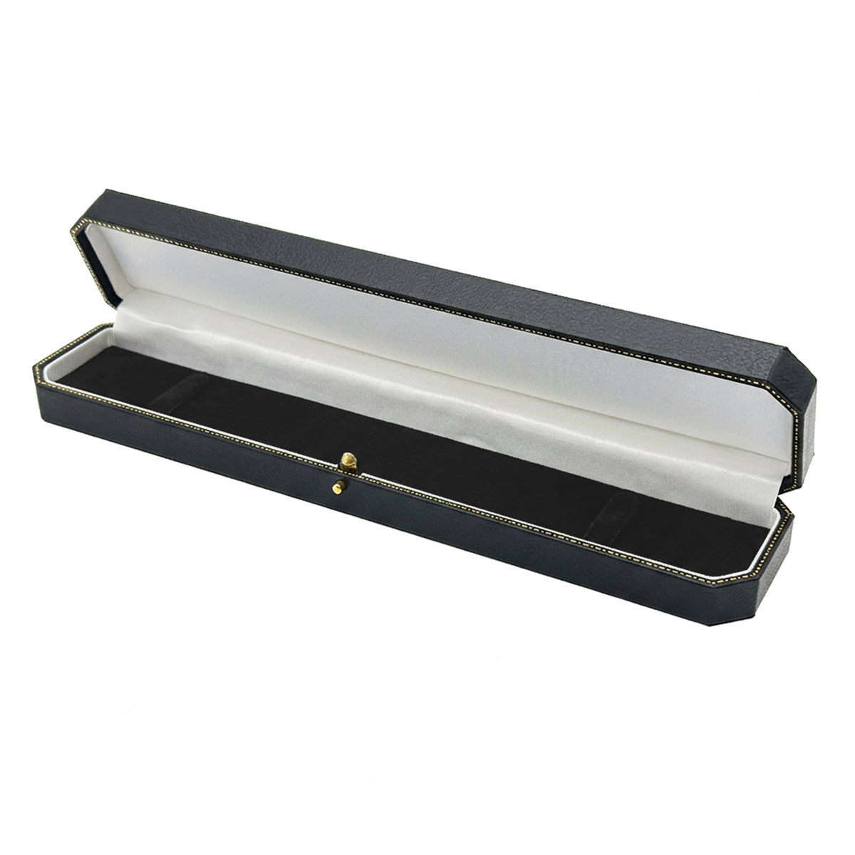 Venice Classic Bracelet / Watch | Vintage Style Box with Cut-Off Corners, Gold Tooling & Button Closure (Pack of 12)