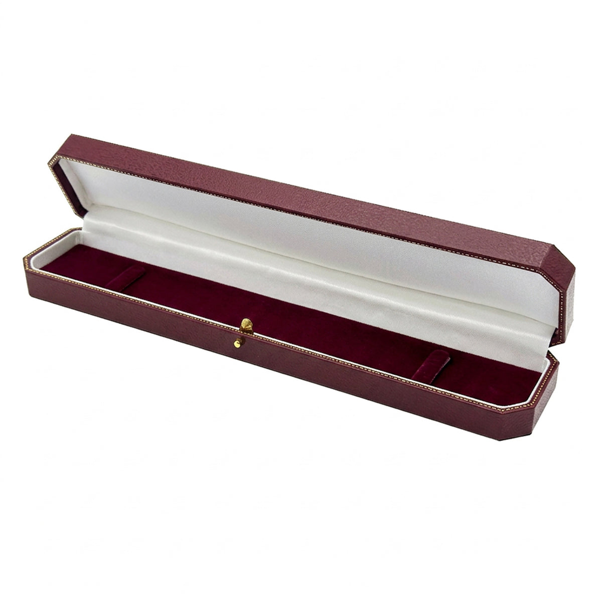 Venice Classic Bracelet / Watch | Vintage Style Box with Cut-Off Corners, Gold Tooling & Button Closure (Pack of 12)