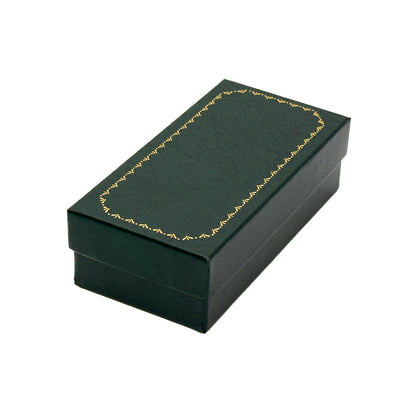 Venice Classic | Cufflink Case with Cut-Off Corners & Gold Push-Button Closure - Edwardian Style (Pack of 6)