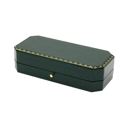 Venice Classic | Cufflink Case with Cut-Off Corners & Gold Push-Button Closure - Edwardian Style (Pack of 6)