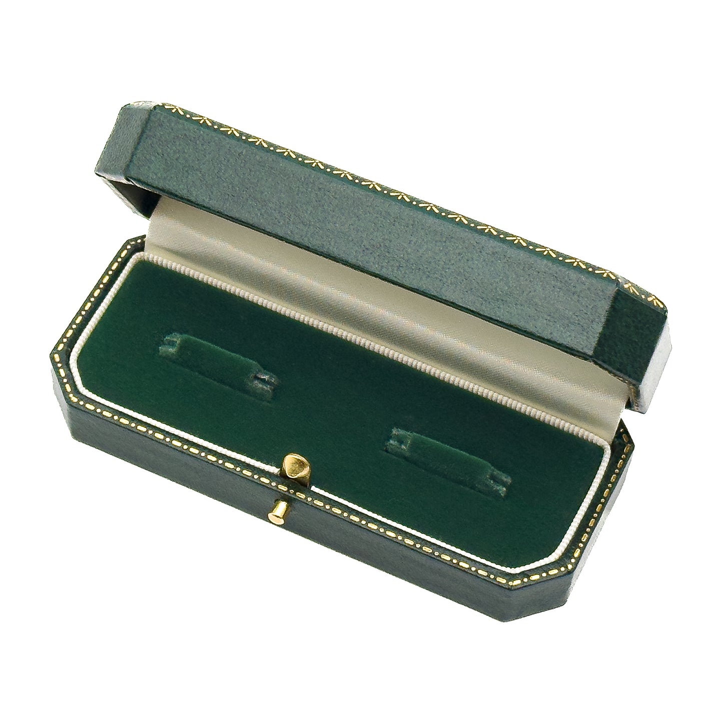 Venice Classic | Cufflink Case with Cut-Off Corners & Gold Push-Button Closure - Edwardian Style (Pack of 6)