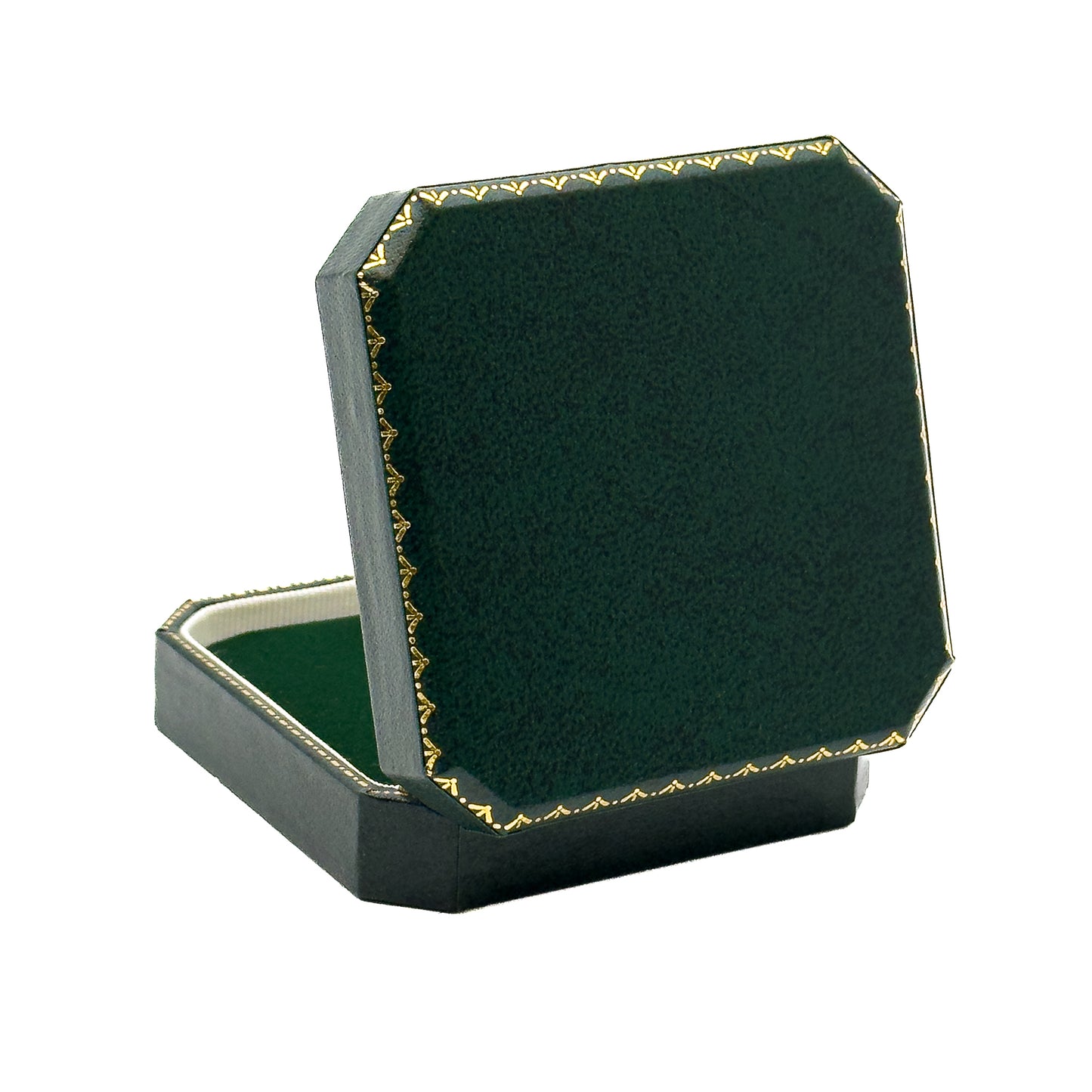 Venice Classic | Pendant Case with Cut-Off Corners & Gold Push-Button Closure - Edwardian Style (Pack of 6)