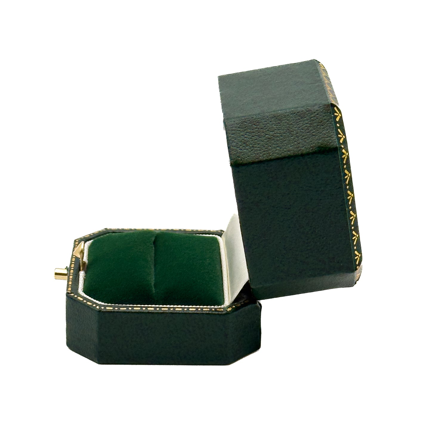 Venice Classic | Ring Case with Cut-Off Corners & Gold Push-Button Closure - Edwardian Style (Pack of 6)