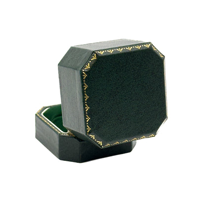 Venice Classic | Ring Case with Cut-Off Corners & Gold Push-Button Closure - Edwardian Style (Pack of 6)