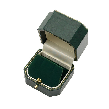Venice Classic | Stud Earring Case with Cut-Off Corners & Gold Push-Button Closure - Edwardian Style (Pack of 6)