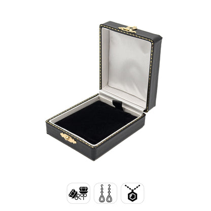 Venice Antique | Vintage Pendant Case with Gold Clasp (Pack of 6)