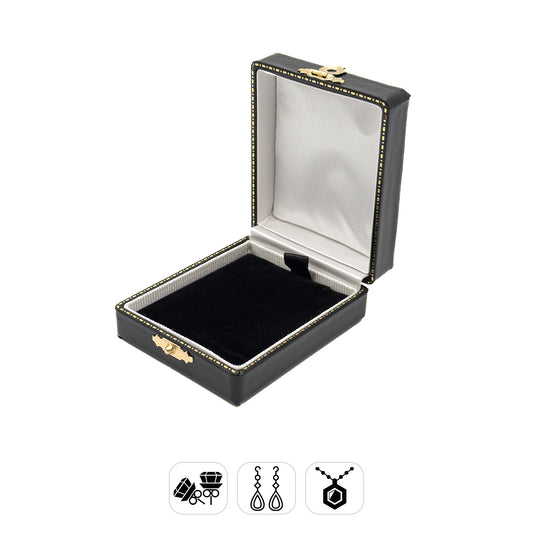 Venice Antique | Vintage Pendant Case with Gold Clasp (Pack of 6)