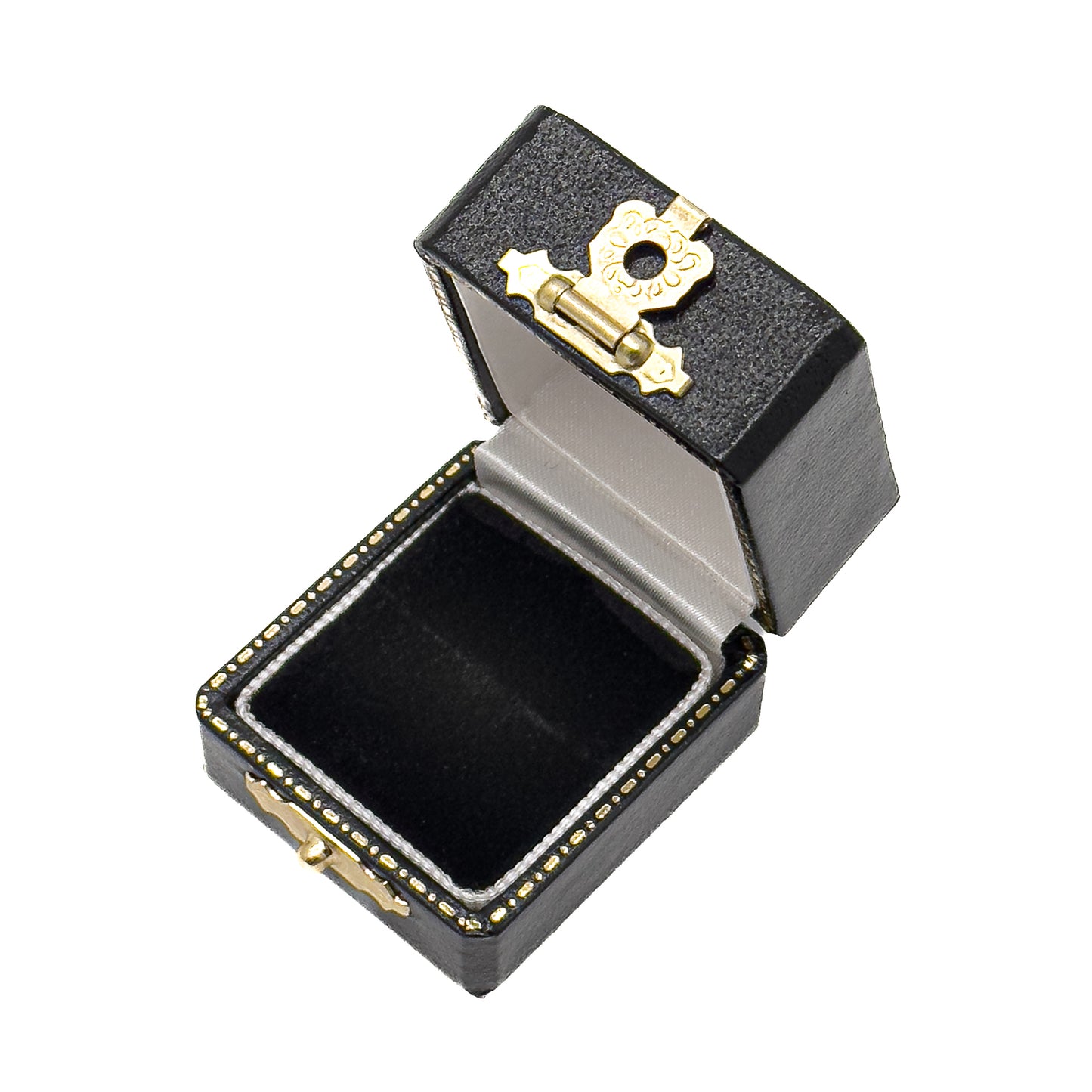 Venice Antique | Vintage Ring Case with Gold Clasp (Pack of 6)