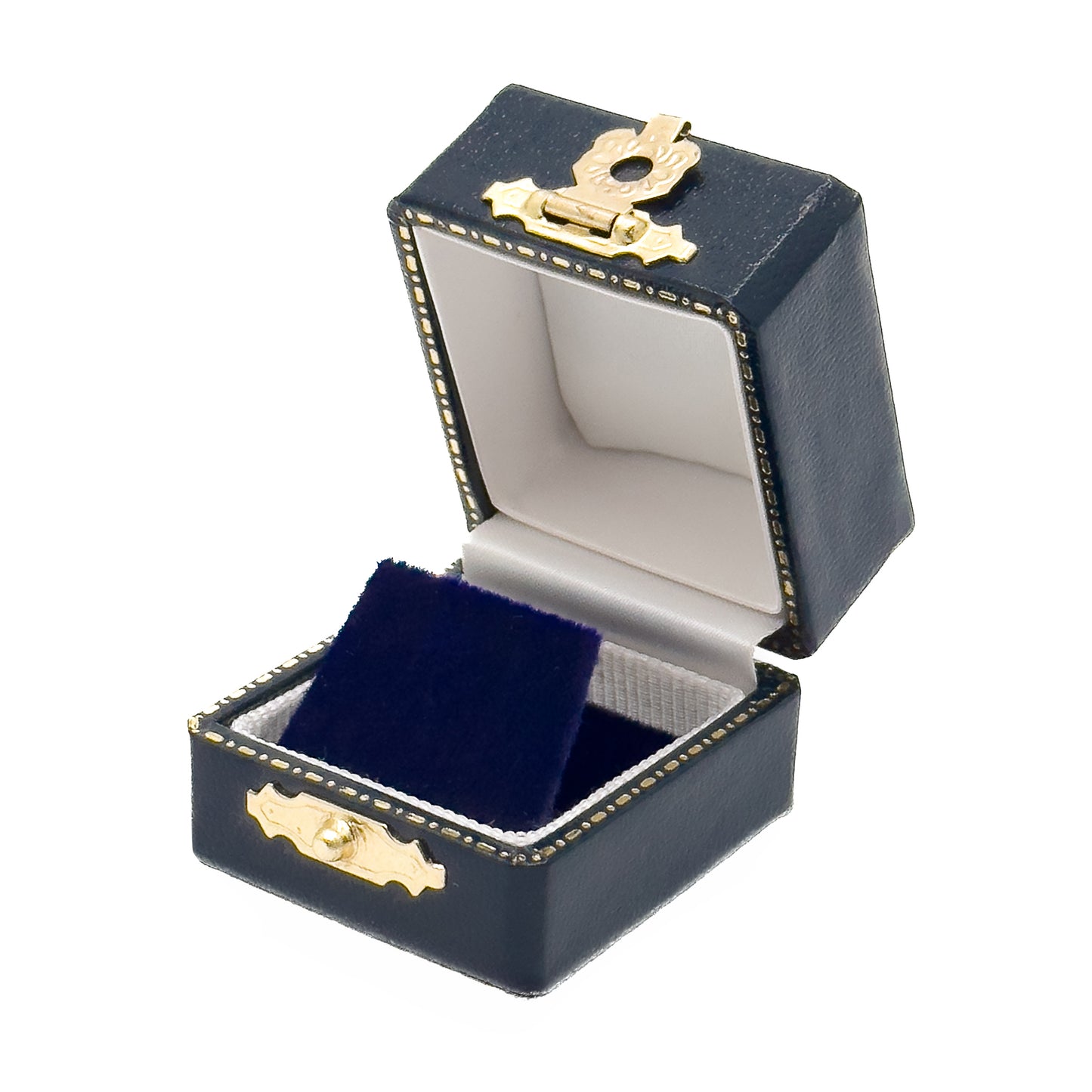 Venice Antique | Vintage Stud Earring Case with Gold Clasp (Pack of 6)