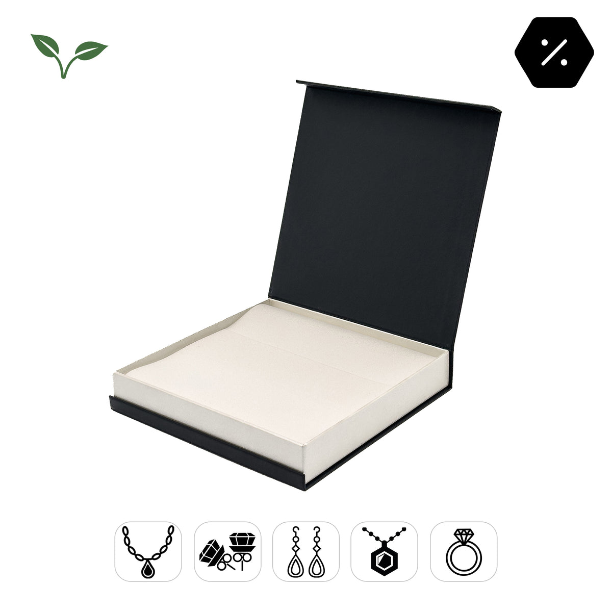 Versailles 160x160mm Gift Set Universal | Timeless Eco Magnetic Hinged Box (Pack of 10)
