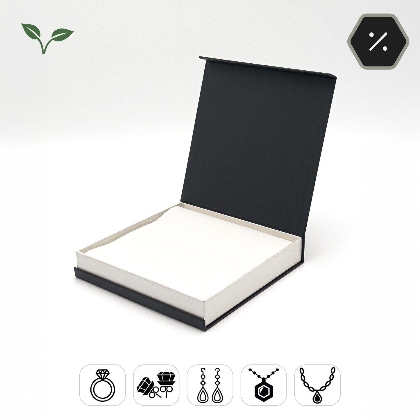 Versailles | Timeless Eco Hinged Necklace Box (Pack of 10)