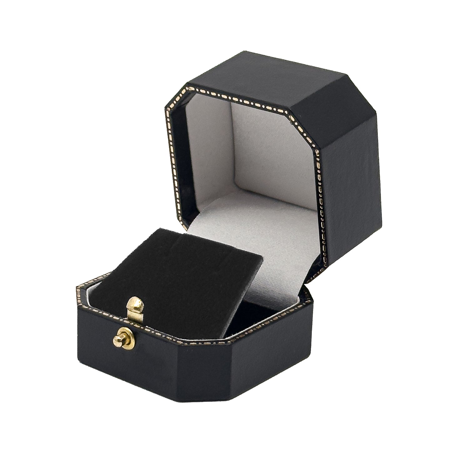 Windsor Vintage | 50% Off | Leatherette Stud Earring Case with Gold Tooling (Pack of 12)