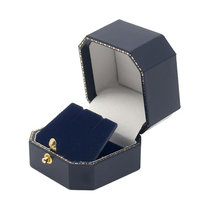 Windsor Vintage | 50% Off | Leatherette Stud Earring Case with Gold Tooling (Pack of 12)