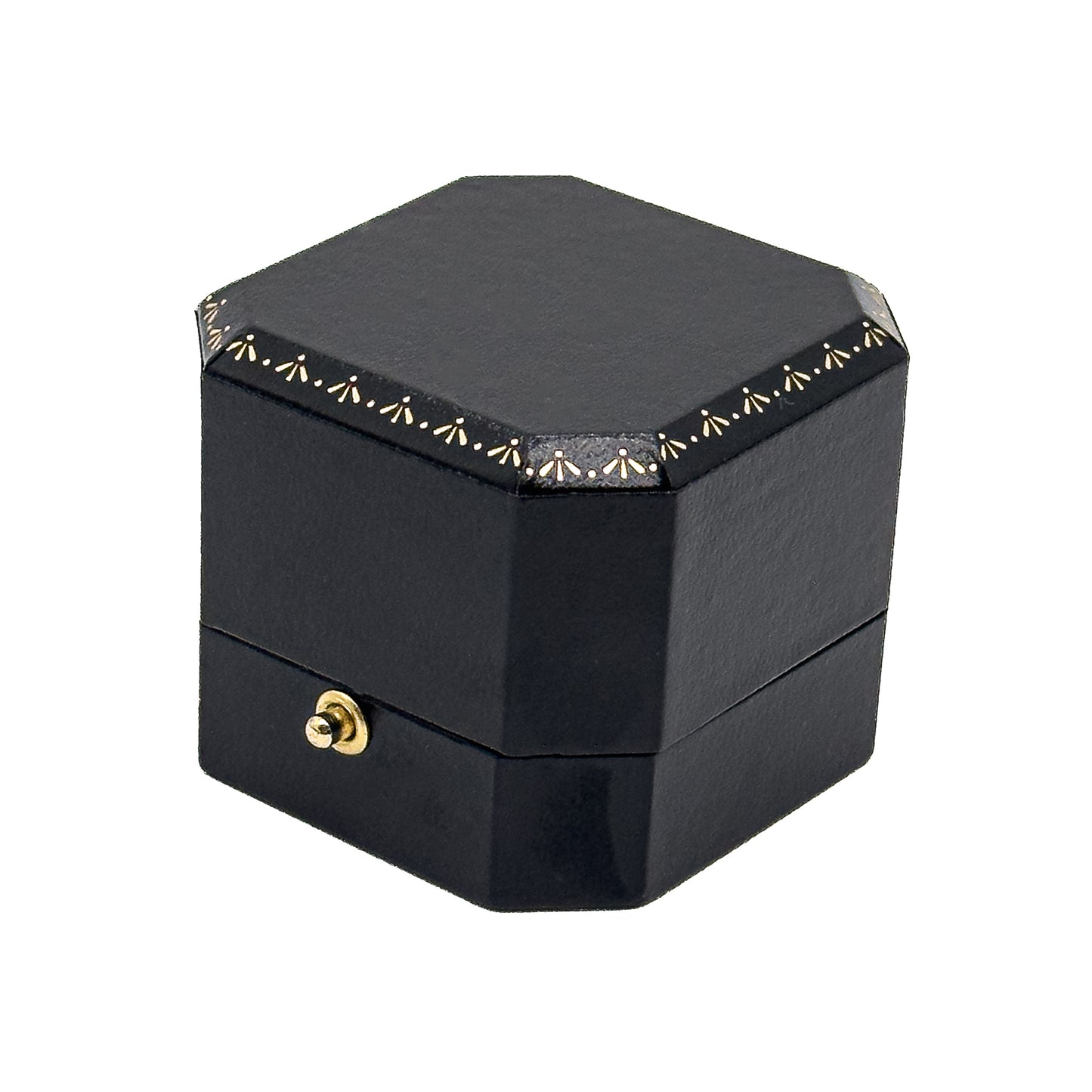Windsor Vintage | 50% Off | Leatherette Stud Earring Case with Gold Tooling (Pack of 12)