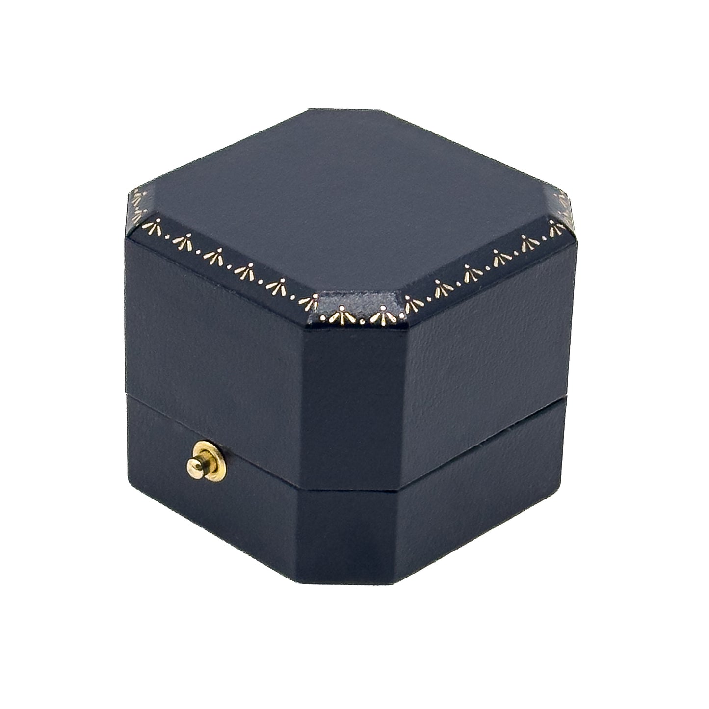 Windsor Vintage | 50% Off | Leatherette Stud Earring Case with Gold Tooling (Pack of 12)