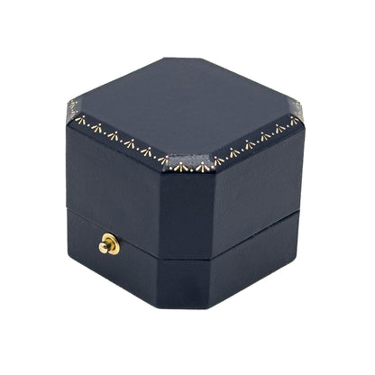 Windsor Vintage | 50% Off | Leatherette Stud Earring Case with Gold Tooling (Pack of 12)