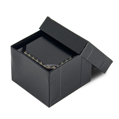 Windsor Vintage | 50% Off | Leatherette Stud Earring Case with Gold Tooling (Pack of 12)