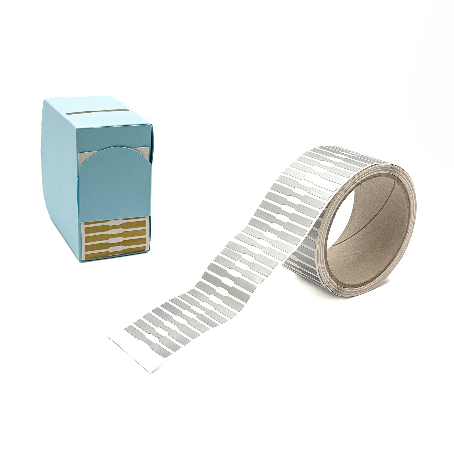 Vinyl Tags | Durable Self-Adhesive Price Labels for Jewellery with Dispenser Pack | Jewellers' Essentials (Pack of 1000)