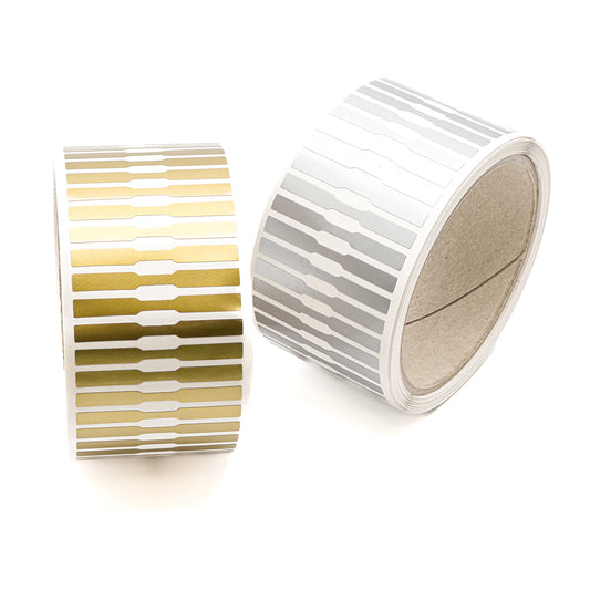 Vinyl Tags | Durable Self-Adhesive Price Labels for Jewellery with Dispenser Pack | Jewellers' Essentials (Pack of 1000)