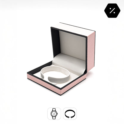 St. Tropez | Chic Pale Pink Watch / Bangle Case (Pack of 6)