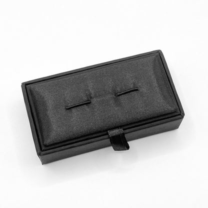 Milano Soft Touch Flip Top Cufflink Box (Pack of 12)