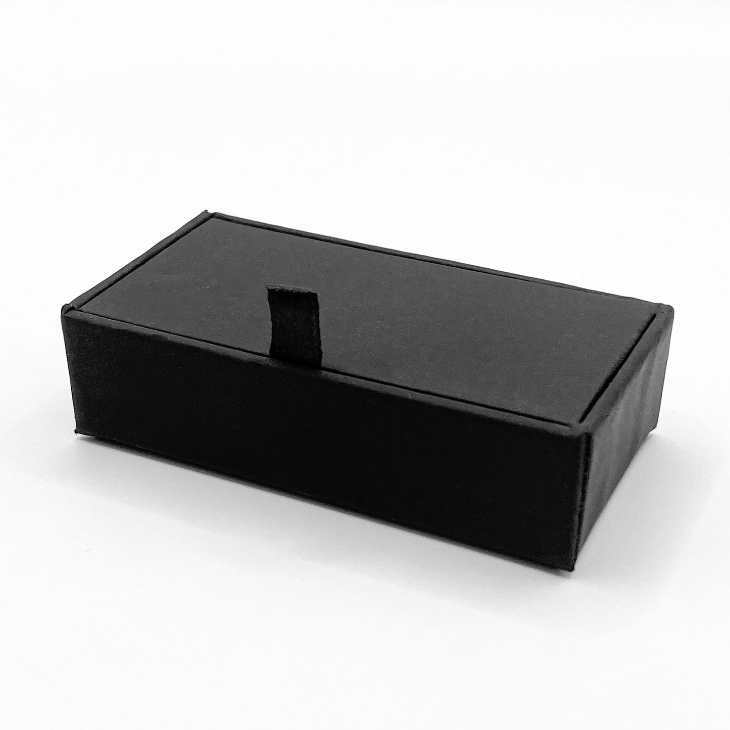 Milano Soft Touch Flip Top Cufflink Box (Pack of 12)