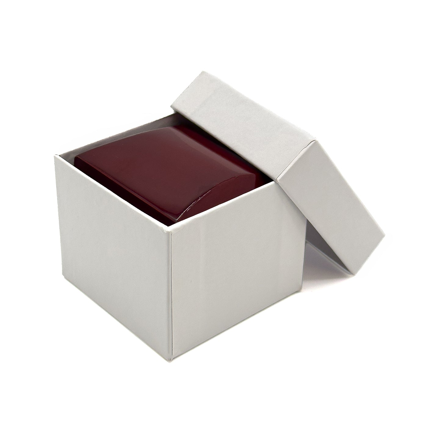 Windsor Hardwood | Luxury Gloss Wooden Stud Earring Case with PU Leather Interior
