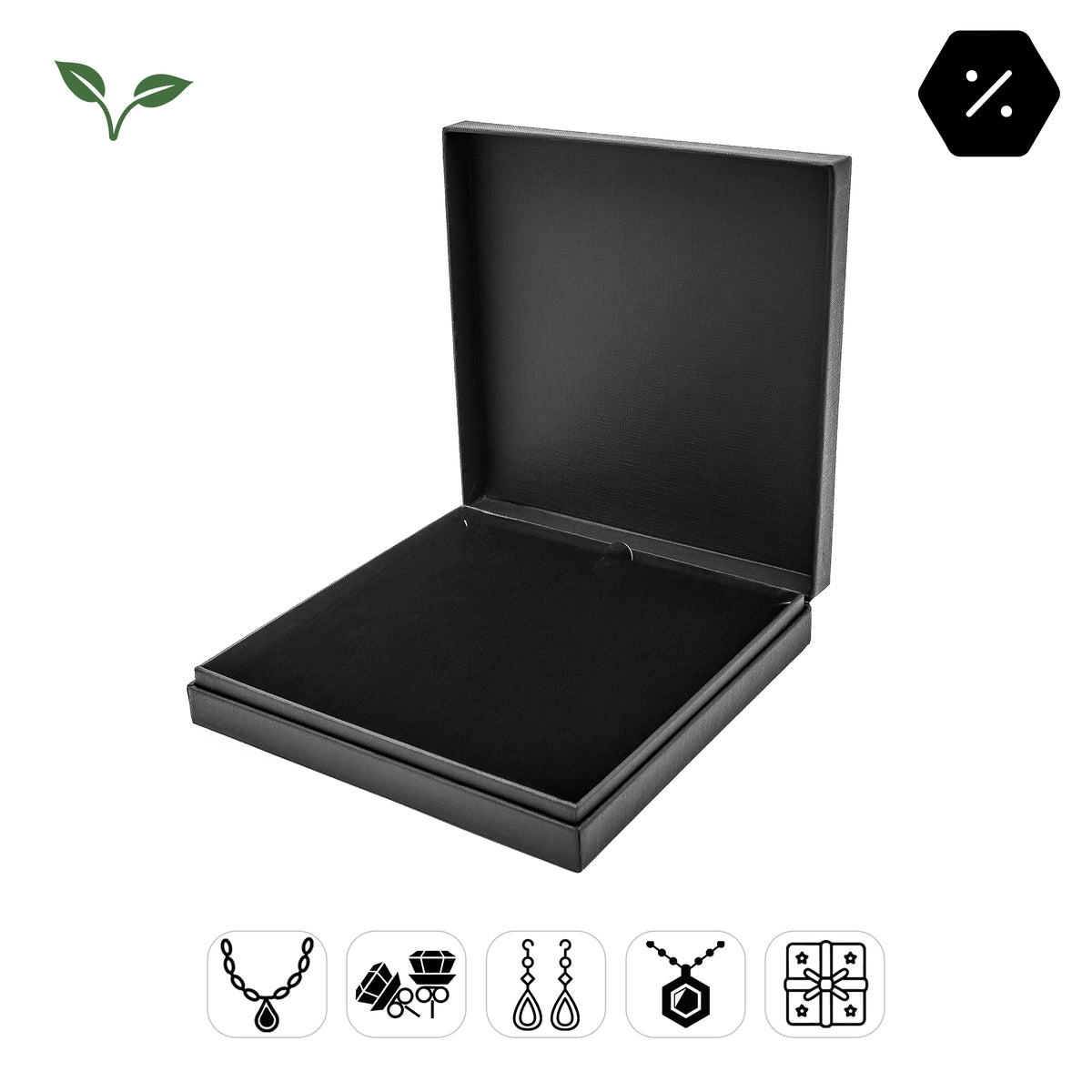 Worcester Gift Set / Universal | 165x165x33mm 100% Recyclable Hinged Box | FSC-Accredited (Pack of 20)