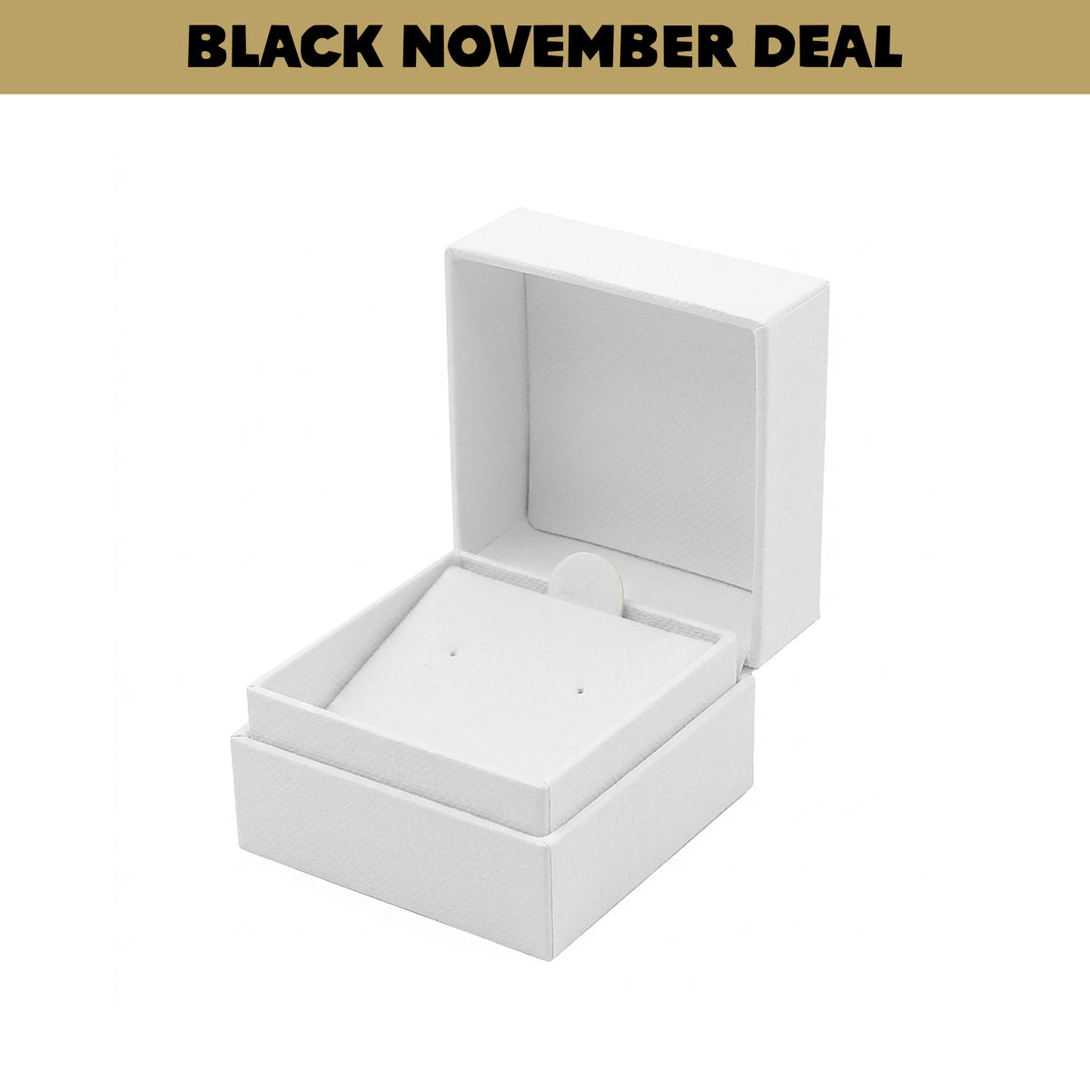 Worcester Stud Earring | 100% Recyclable Hinged Box | FSC-Accredited (Pack of 20)