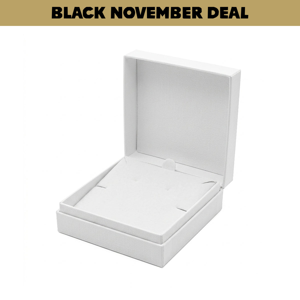 Worcester Large Universal | 85x85x34mm 100% Recyclable Hinged Box | FSC-Accredited (Pack of 20)